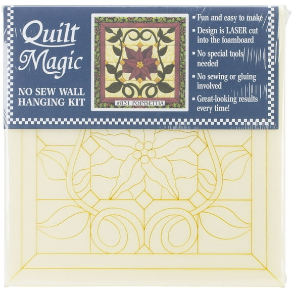 Christmas Poinsettia Quilt Magic Kit