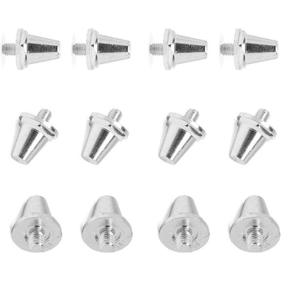 12Pcs Aluminium Replacement Football Studs Replacement Set Football Boot Studs Football Soccer Studs for Football Boot Footba