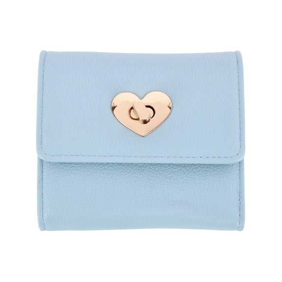 CTM Premium Faux Leather Tri-Fold Mini Wallet (Women)