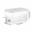 thumbnail image 3 of Nomeni Storage Containers Refrigerator Party Drink Maker Beverage Plastic Cold Water Jug Kettle With Tap Plastic Drink Dispenser Faucet Large Capacity Storage For Fruit Juice Dispenser 3L White, 3 of 9