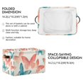 thumbnail image 2 of Yayeee Canvas Storage Basket with Handles for Shelves Fabric Bins Closet Organizer, Watercolor Butterflies, 2 of 8