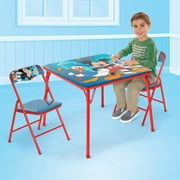 Mickey Mouse Kids 3-Piece Activity Table and Chair Set, Red