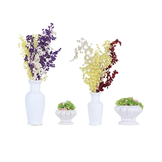 Juego de plantas en maceta artificiales juego de plantas en maceta de simulación vívida para el hogar para la oficina para el jardín ANGGREK Otros
