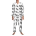 thumbnail image 3 of Salouo SeTurtle27 Print Button-Front Long Sleeve Pajama Set for Men, Soft 2Pjs Men's Long Sleeve Sleepwear-Medium, 3 of 7