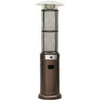 Cambridge 6 Ft. 34,000 BTU Cylinder Patio Heater with Glass Flame Display in Bronze