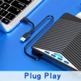 thumbnail image 5 of Ultra-Slim Type C CD/DVD Drive - All-in-One Portable Player & Burner with 4 USB Ports  SD/TF Card Support  High-Speed Connectivity for Effortless Media Enjoyment, 5 of 5