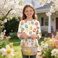 thumbnail image 5 of Amzcrzy Long Sleeve Shirts for Boys Girls Crew Neck Easter Egg Bunny Print Graphic T-Shirt for Easter Casual Creative Pullover Cute Tops 3-12 Years, 5 of 9