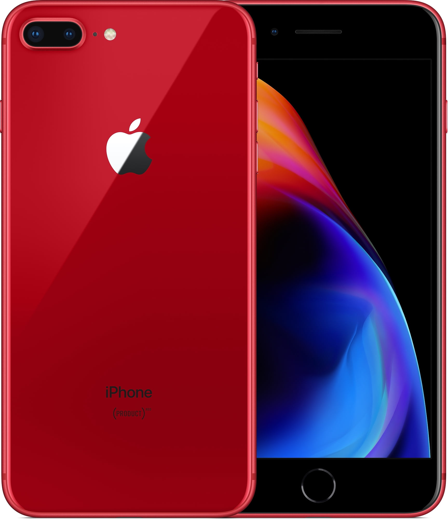Apple iPhone 8 Plus 64GB, Red (Unlocked) - Walmart.com