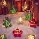 thumbnail image 1 of Decoraciones navideñas, Panel de batería de planeta de cinco puntas galvanizado, cadena de luz colorida, colgante de decoración de árbol de Navidad, 1 of 4