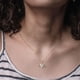thumbnail image 2 of Collar MIXJOY Mamá de un Ángel Bebé Oro, 2 of 7