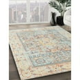 thumbnail image 3 of Ahgly Company Machine Washable Indoor Rectangle Traditional Light French Beige Brown Area Rugs, 2' x 4', 3 of 7