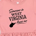 thumbnail image 4 of Inktastic Someone in West Virginia Loves Me Girls Toddler Dress, 4 of 5