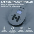 thumbnail image 4 of Sunbeam Restful Quilted Electric Heated Queen Size Mattress Pad, 60" x 80", 12 Heat Settings, 12-Hour Selectable Auto-Off, Machine Washable, 4 of 11