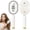 White, variant on Electric Steam Brush for Hair, 2026 New Rechargeable Hair Straightener Brush with Detangling Comb, Water Spray Hair Brush for Both Long & Short Hairs (Purple)