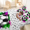 thumbnail image 5 of Erosebridal Soccer Football Game 7-Piece Twin Bedding Sets,Kids Sport Theme Bedding Comforter Set For Ball Lovers,Reversible, 5 of 7