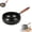 No Lid, variant on Japanese Cast Iron Wok Pan – 9.5/10.2/11 Inch Hand-Hammered Uncoated Iron Pot, Healthy Natural Non-Stick Frying Pan with Lid, Heavy Duty Cookware for Induction/Gas (No Lid, 11in/28cm)