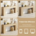 thumbnail image 4 of Extra Long Sofa Console Table for Entryway Living Room, 78-Inch Farmhouse Wood Behind Couch Table, Rectangular Accent Console with Wooden Double Base for Hallway Foyer Entrance, Light Oak, 4 of 7
