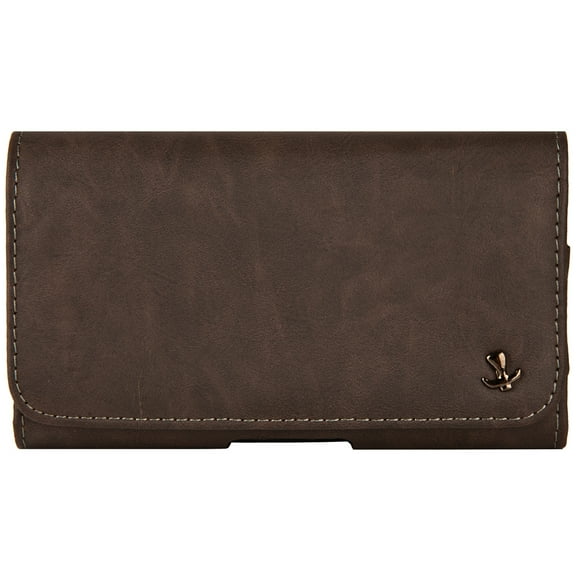 SUMACLIFE Universal Horizontal Matte Belt Holster Carrying Pouch for Smart Phones up to 5 x 3 inches