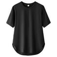 thumbnail image 4 of Women's Casual T Shirts Cotton Mid Sleeve Summer Basic Tunics Tee Tops, 4 of 4