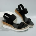 thumbnail image 5 of Women's  Shoes Comfortable Open Toe Elastic Ankle Strap Casual Sandal For Summer Shoes, 5 of 17
