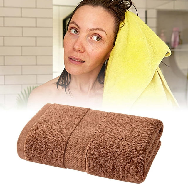 Wearable Bath Towel Cape Soft Highly Absorbent Quick Drying Comfortable Unisex Bathrobe for Relaxation
