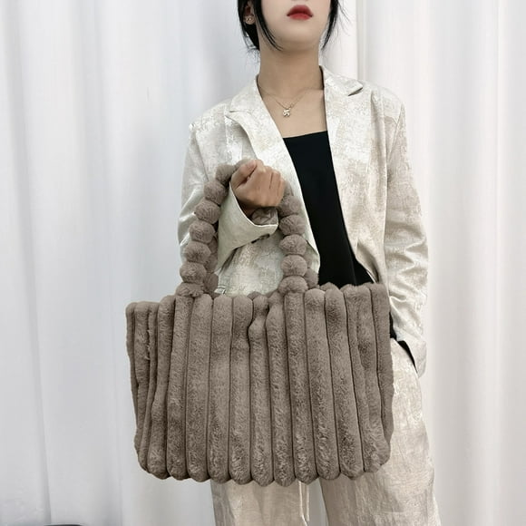 Trendy Large Capacity Soft Fabric Tote Bag For Women Stylish Shoulder Handbag With Elegant Style And Comfortable Handle For Daily Use