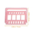 thumbnail image 2 of Miangastore Nail Display Box Purple 3Pcs 2.95x2.95x0.98in, 2 of 9