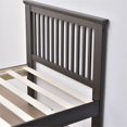 thumbnail image 4 of Pemberly Row Lit Plateforme Moderne en Bois Massif Pin pour Jumeaux en Tabac, 4 of 10