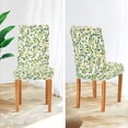 thumbnail image 3 of Yayeee 2 Pack Dining Chair Covers Stretch Parson Chairs Slipcovers Seat Protector, Olive Leaf, 3 of 6
