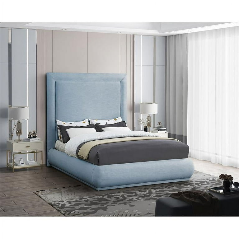 Meridian Furniture Brooke Linen Fabric King Bed Meridian Furniture Brooke Linen Fabric King Bed