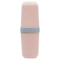 thumbnail image 1 of Xinxinyy Cup Friendly And Durable Toothbrush Case Cup Box Lightweight PP Case Easy To Carry Saving Box Comfortable Grip pink, 1 of 6