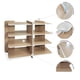 thumbnail image 5 of Librero Bajo Reggo Mundo In, Diseño Contemporáneo, Mueble Organizador Oficina, Roble, 5 of 8