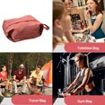 thumbnail image 5 of Viaje portátil del bolso del cosmético del paño que se lava portátil que acaba el pequeño bolso, hecho del paño absorbente, 5 of 5