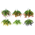 thumbnail image 3 of Outdoor Artificial Flowers 12 Bundles Of Lifelike Faux Plants For Home Use, 3 of 9