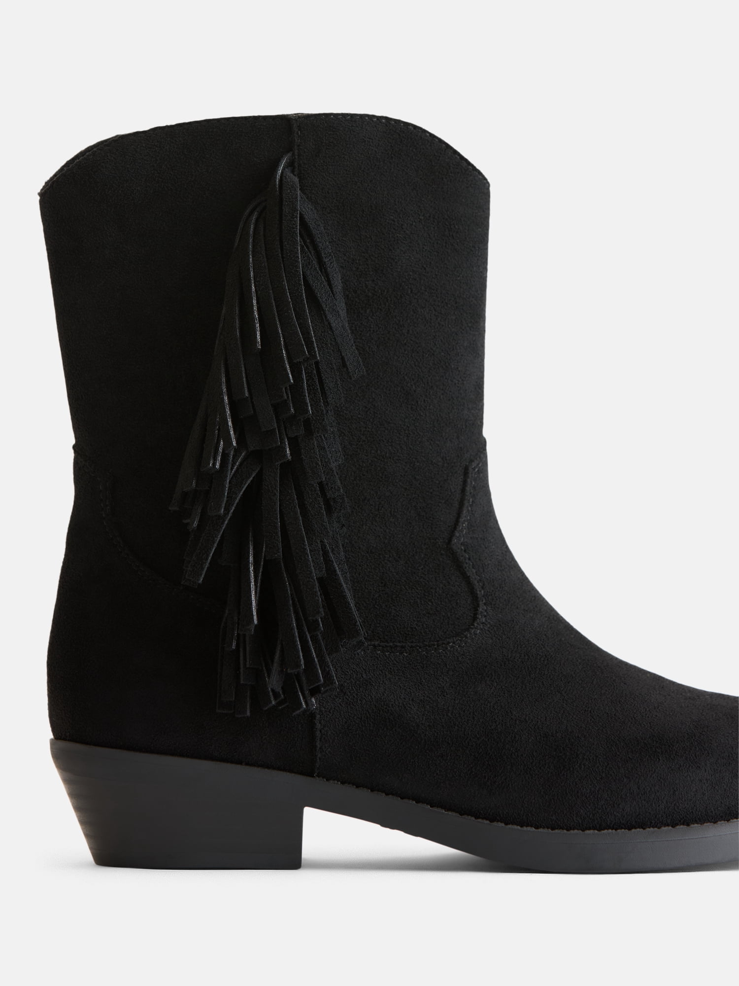 Weekend Academy Girls Fringe Western Ankle Boots