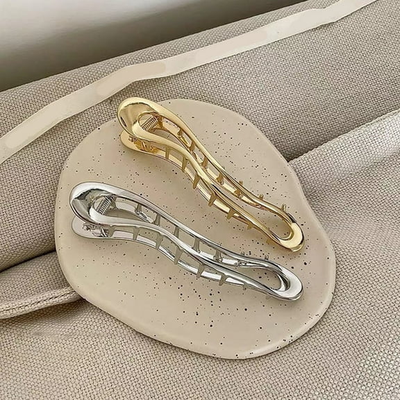 LABSERRON 2Pcs Banana Clips for Thin Hair in Alloy Material for Accessories