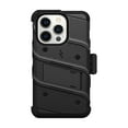 thumbnail image 2 of ZIZO BOLT Bundle for iPhone 14 Pro Max (6.7) Case with Screen Protector Kickstand Holster Lanyard - Black, 2 of 6
