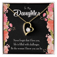 thumbnail image 4 of To My Daughter Never Forget That I Love You Forever Necklace w Message Card, 4 of 7