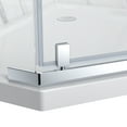 thumbnail image 4 of Dreamwerks Capri 36 in. W x 36 in. D x 78.5 in. H Neo-Angle Shower Stall in Chrome with Door, Base and Walls, 4 of 8