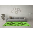 thumbnail image 3 of Ahgly Company Indoor Rectangle Abstract Green Modern Area Rugs, 2' x 4', 3 of 4