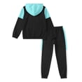 thumbnail image 6 of PureChapter Boys Clothing Sets Color Block Zip Up Hooded Jacket & Jogger Pants 2-Piece Tracksuit for Kids 7-14, 6 of 9