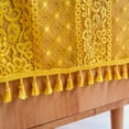 thumbnail image 5 of Bedside Tablecloth Tassels Table Cover Nightstand Table Runner Tabletop Dustcover TV Dustcover for Furniture Décor, 15×36inch, 5 of 6