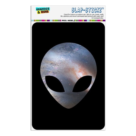 Alien Head in Space Home Business Office Sign