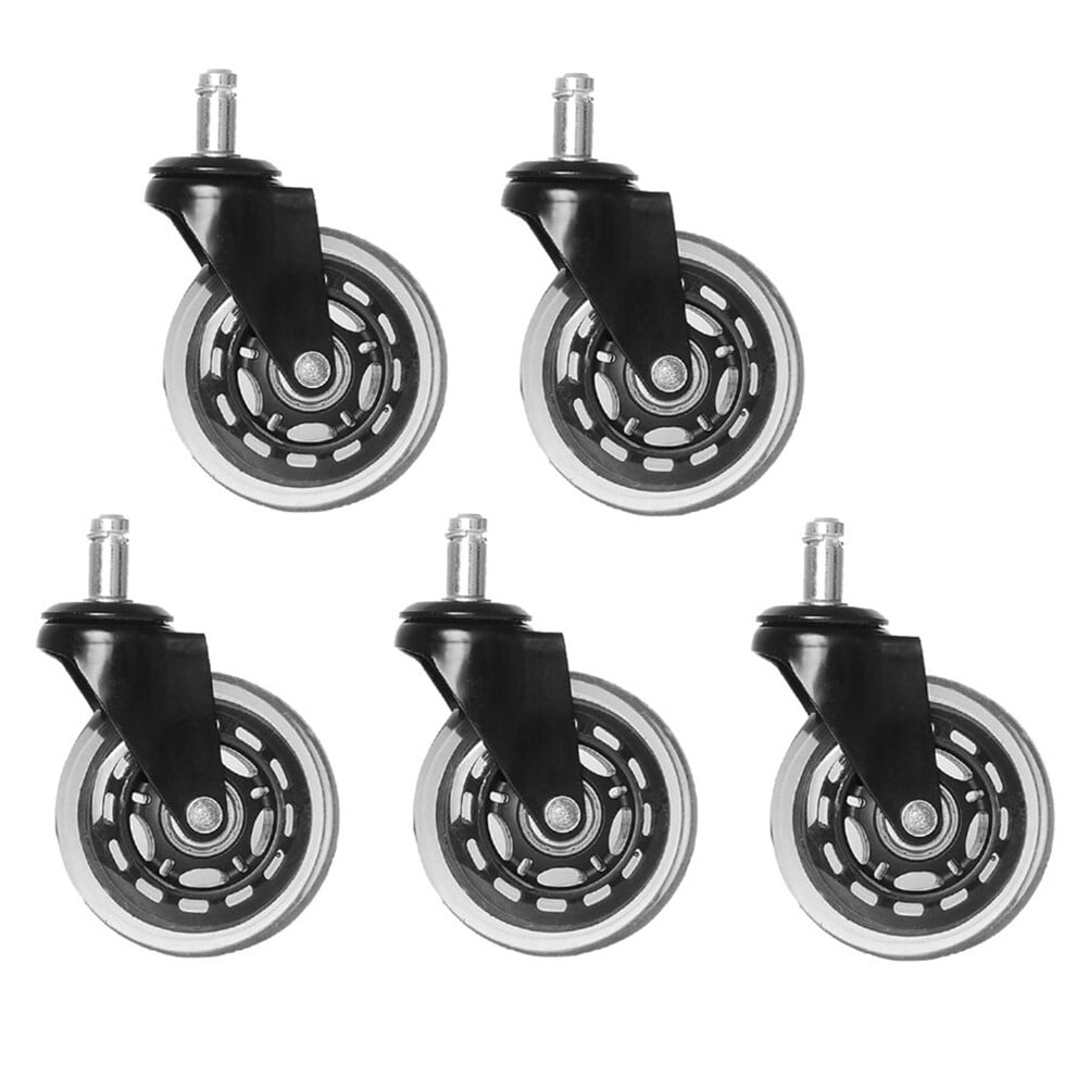 Chair Caster Wheel Office Wheels Furniture Replacement Swivel Supplies Casters Transparent Desk