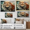 thumbnail image 4 of Designart "Mystical Kitsune Japon wall decor II" Japanese Canvas Art Print, 4 of 5