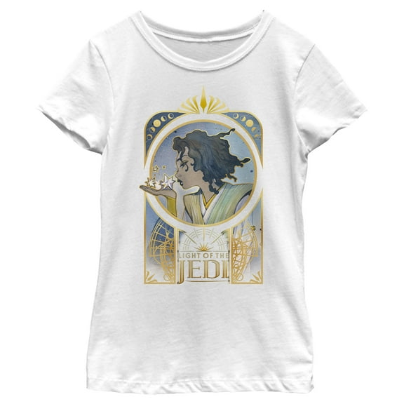 Girl's Star Wars The High Republic Light of the Jedi  Graphic Tee White Large