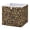 Leopard Print Tile, variant on Fabric Open Basket Bins Foldable Storage Basket 2 Size Avliable Giraffe Stripes