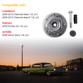 thumbnail image 3 of Variable Camshaft Timing Intake Cam Phaser Sprockets Gears | Fit for Chevrolet Aveo5, Pontiac G3, Saturn Astra 1.6L 1.8L L4 | OE# 55567049, 12992409, 3 of 9