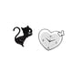 thumbnail image 5 of Reloj De Pared Acrílico Con Forma De Corazón De Gato, Moderno, Decorativo, De Dibujos Animados, Con Movimiento Silencioso, Adorno De Pared Para Sala De Estar, Estudio, Cafetería Y Oficina., 5 of 8