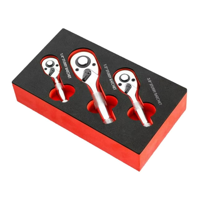 S SERENABLE Mini Wrench Set Spare Parts Tight Stubby Ratchet Wrench Quick Install